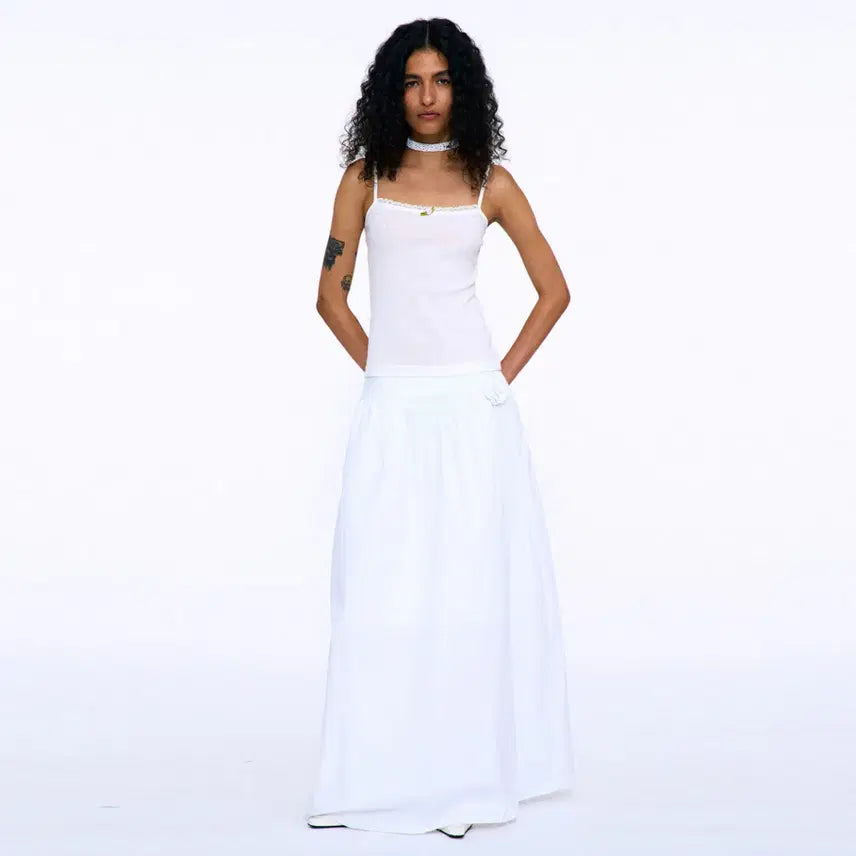 [BUNJANG] PARTIMENTO Floral Maxi Skirt / 파르티멘토(PARTIMENTO) 플로럴 맥시스커트 55-66 새상품