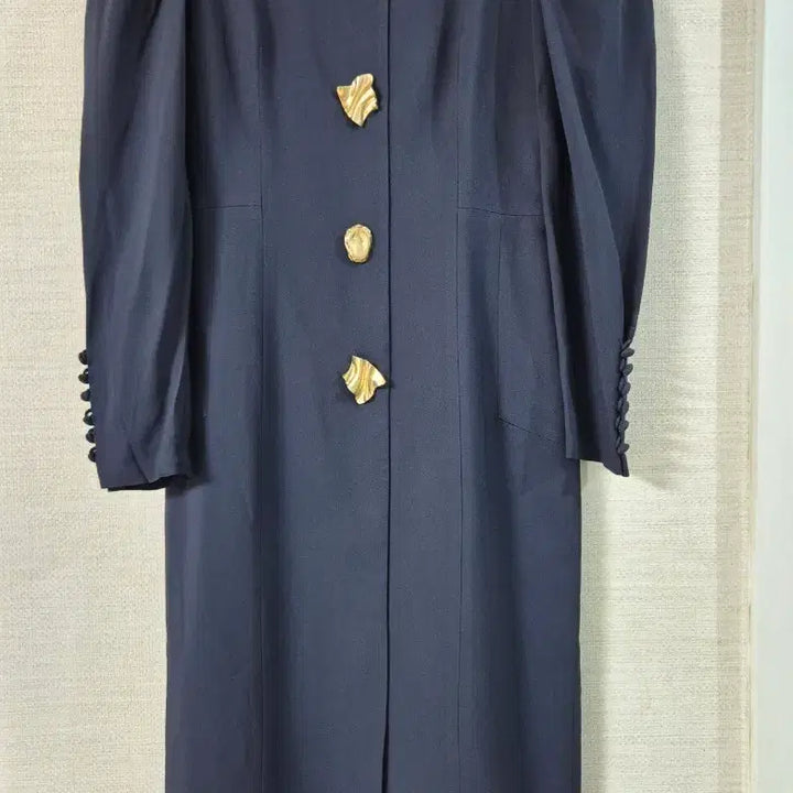 [BUNJANG] MICHAA Square Neck Dress with Gold Buttons / [MICHAA] 미샤 금장 단추 스퀘어넥 원피스