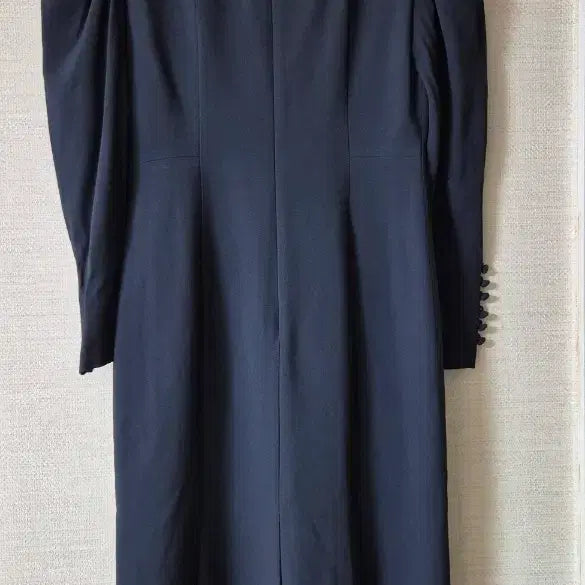 [BUNJANG] MICHAA Square Neck Dress with Gold Buttons / [MICHAA] 미샤 금장 단추 스퀘어넥 원피스