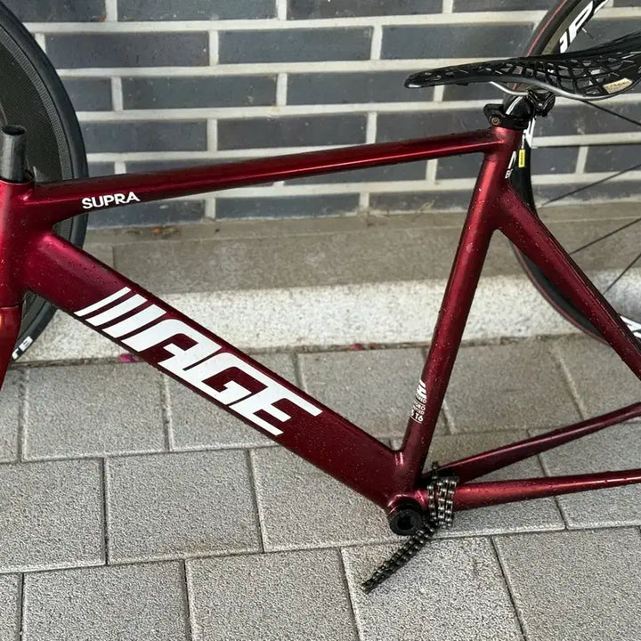 [BUNJANG] Age Supra Chrome Red Frame 51 / 에이지 수프라 크롬레드 ㅍㄷㅍ 판/대