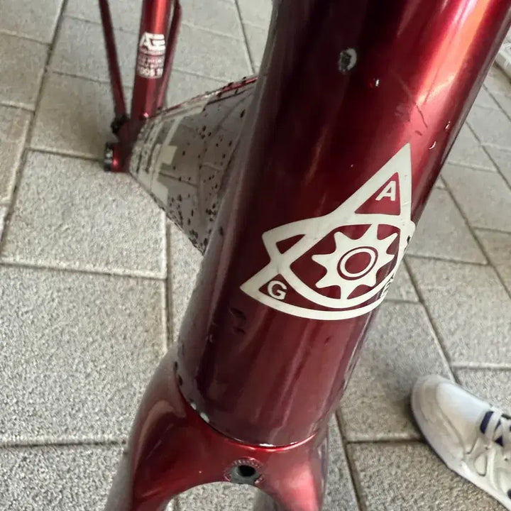 [BUNJANG] Age Supra Chrome Red Frame 51 / 에이지 수프라 크롬레드 ㅍㄷㅍ 판/대