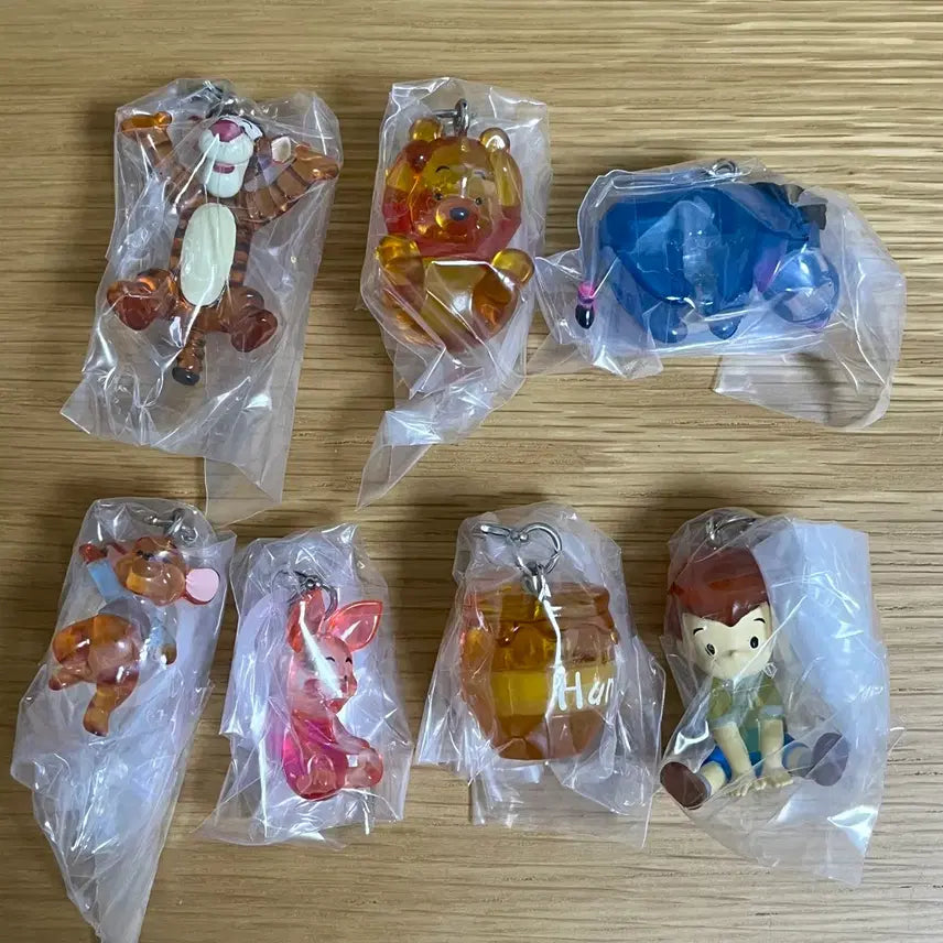 [BUNJANG] Disney Winnie the Pooh Meijirushi 7 Types Gacha Set / (풀셋) 디즈니 곰돌이 푸 메지루시 7종 가챠