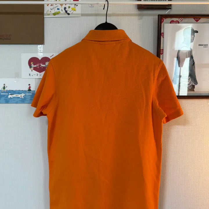 [BUNJANG] Lacoste Cotton Polo Shirt Orange US S (95) / (95)라코스테 코튼 카라티 오렌지