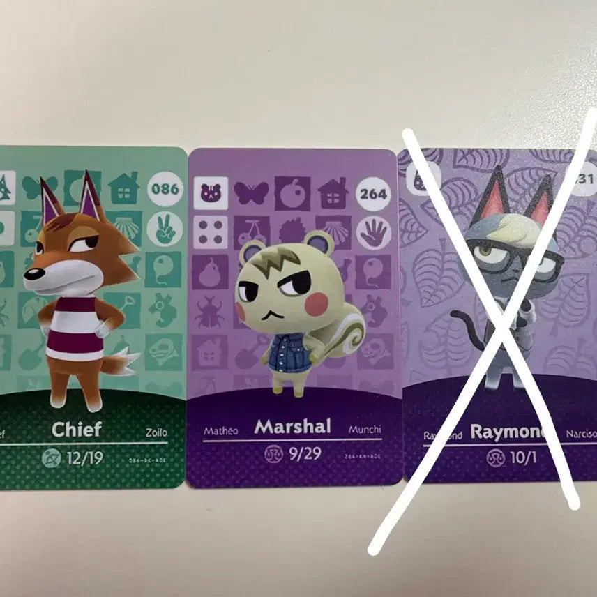 [BUNJANG] Animal Crossing Amiibo Card - Junsuke (Chef) / 모동숲 호환용 아미보카드 쭈니 대장