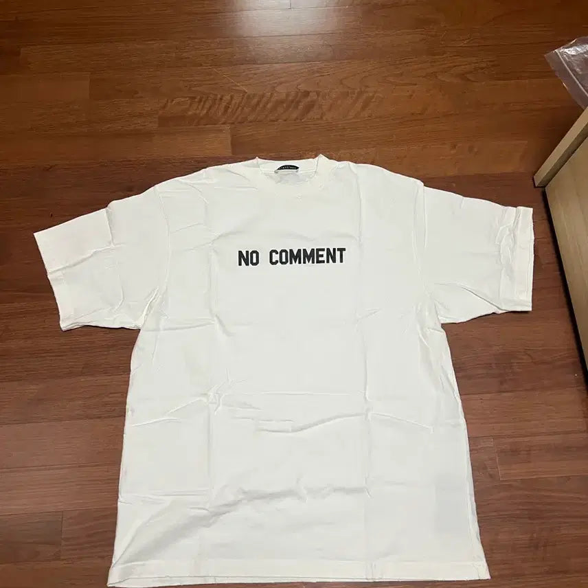 [BUNJANG] Balenciaga No Comment Short Sleeve T-Shirt White XXS / 발렌시아가 노코멘트 반팔 화이트 XXS 사이즈