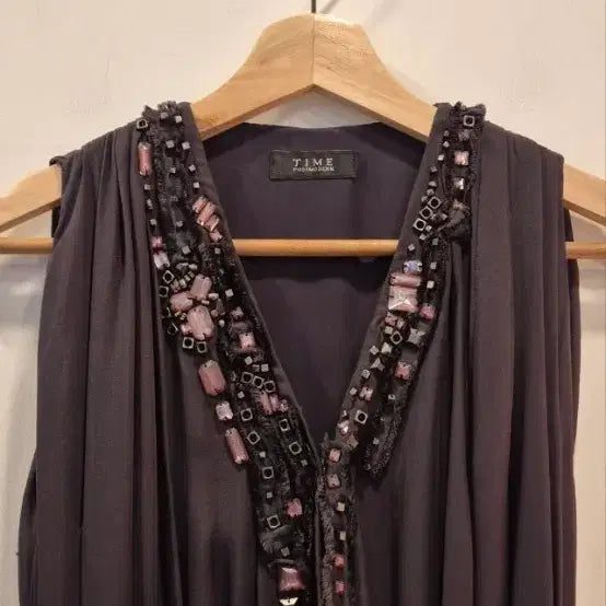 [BUNJANG] Time Silk Sleeveless Dress / 타임 실크 민소매 원피스