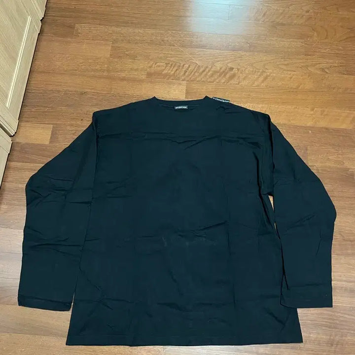 [BUNJANG] Balenciaga Logo Long Sleeve Black XL / 발렌시아가 로고 롱슬리브 블랙 XL사이즈