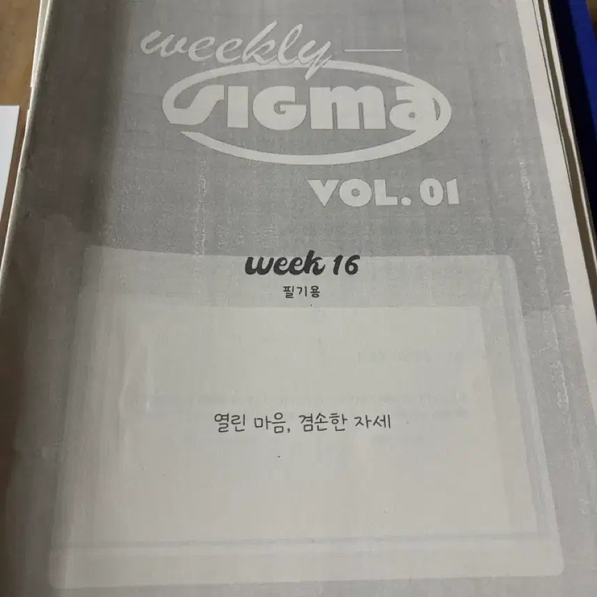 [SOLD OUT] 차주현 주간지