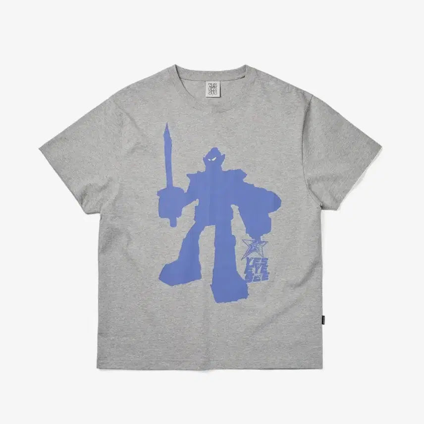 [BUNJANG] YESEYESEE Plastic Model Short Sleeve T-Shirt Grey XL / 예스아이씨 프라모델 반팔 그레이 XL