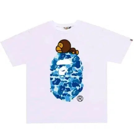 [SOLD OUT] 베이프 ABC 카모 마일로 온 빅 에이프 티셔츠