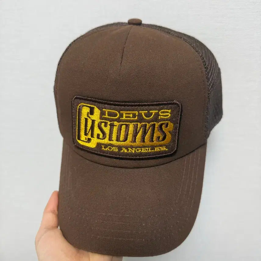 [BUNJANG] Deus Ex Machina Trucker Cap Brown / 하니 착용) 데우스 트러커캡 볼캡 브라운
