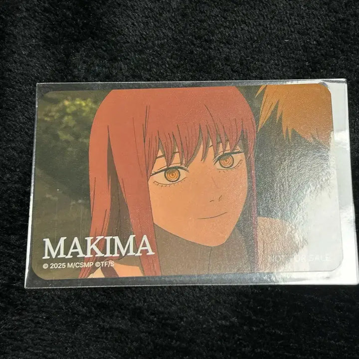 [BUNJANG] Chainsaw Man Makima Lucky Draw Photocard / 체인소맨 레제편 카페 콜라보 팝업스토어 마키마 특전 랠리 포카 카드