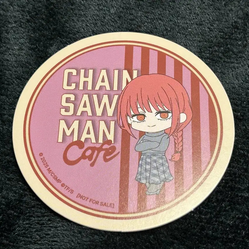 [BUNJANG] Chainsaw Man Makima Cafe Collaboration Pop-up Store Coaster / 체인소맨 레제편 카페 콜라보 팝업스토어 마키마 후기 특전 코스터