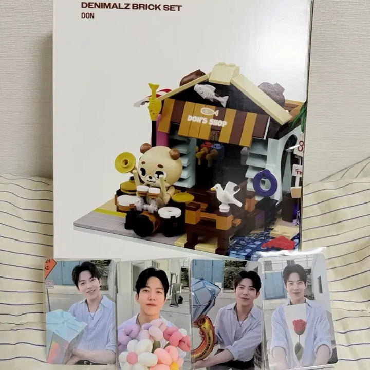 [BUNJANG] Day6 Denimals Brick Set Don + Dowoon Photocard Bundle / 미개봉,원가이하) 브릭세트 돈 + 도운 포카4장 데이식스 데니멀즈 레고
