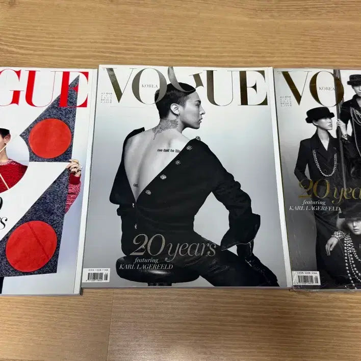 [BUNJANG] Vogue Korea 20th Anniversary Issue 3-Volume Bundle Set / 보그 코리아 20주년 기념호 3권 일괄 판매