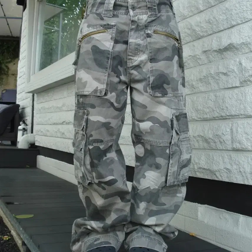 [BUNJANG] Our Cabinet Camo Pants (M) / 아워캐비넷 카모 팬츠 (M)