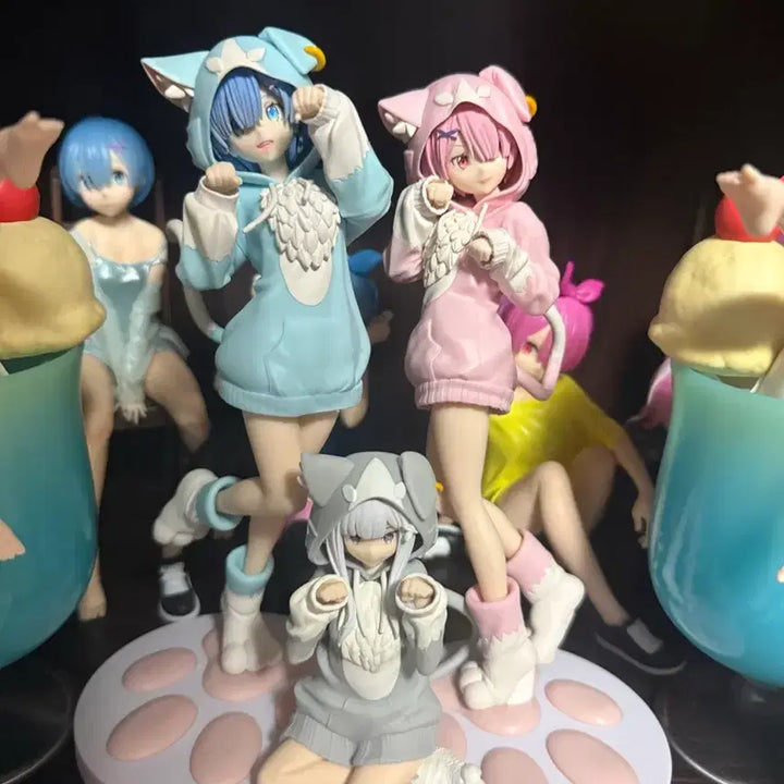 [BUNJANG] SEGA Re:Zero Ram/Rem Mofumofu Pack Figure Set (Sealed) / (미개봉)SEGA Re: 제로 렘/람 모후모후 팩 피규어 세트 낱개가능