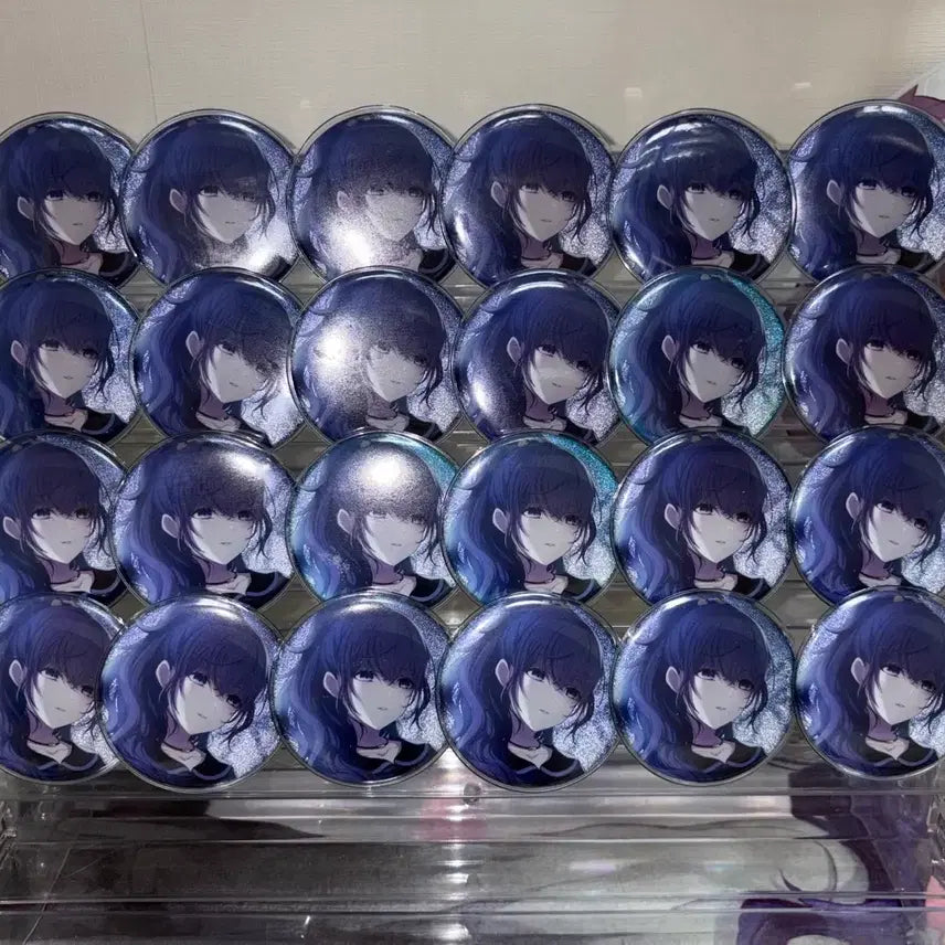 [BUNJANG] Nijisanji Asahina Mafuyu 3-Star Can Badge Bundle Set / 프세카 니고 아사히나 마후유 캔뱃지 3성 일괄 양도 이타백