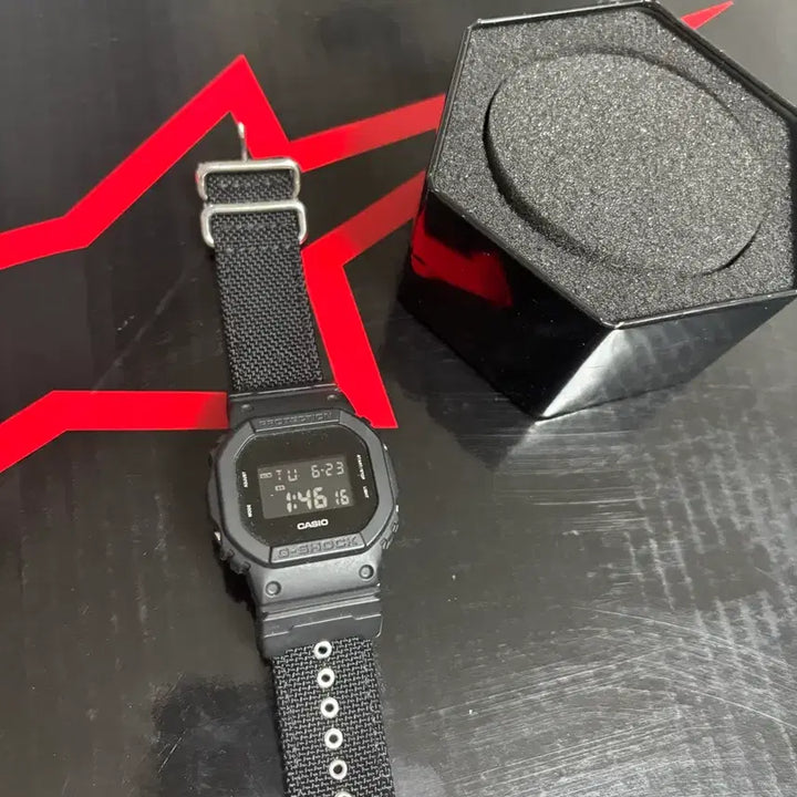 [BUNJANG] G-Shock DW5600BB Mesh Strap Watch / 지샥 DW5600BB