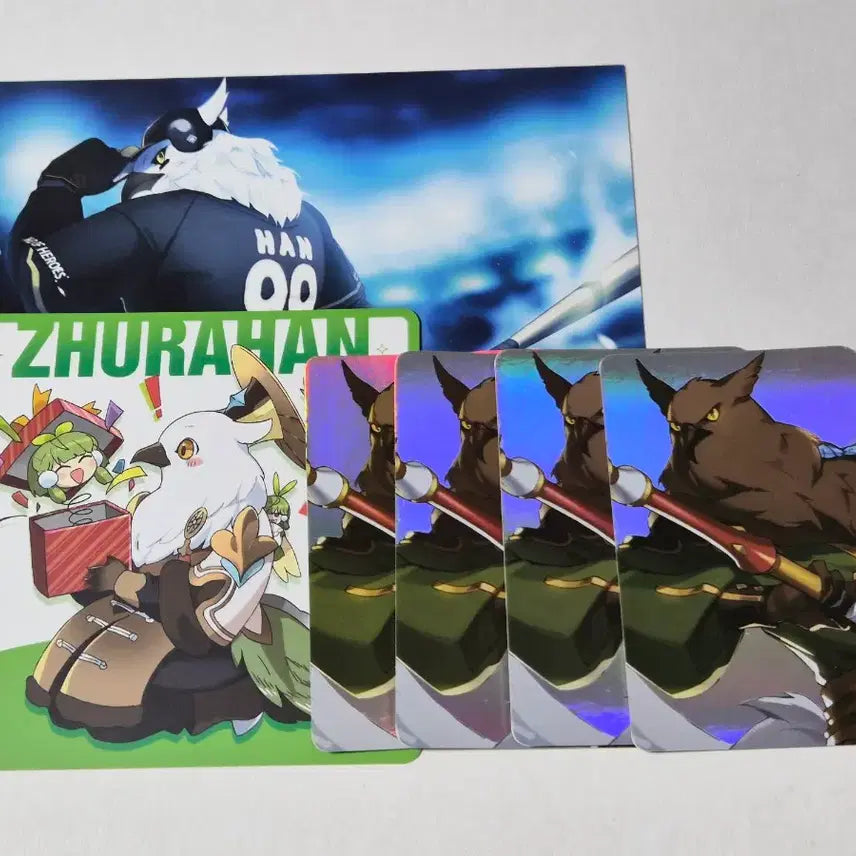 [BUNJANG] Lord of Heroes Zlahtan Photocard Bundle Set / 로드오브히어로즈 로오히 즈라한 포토카드 카드 애니플러스 특전 엽서 일괄