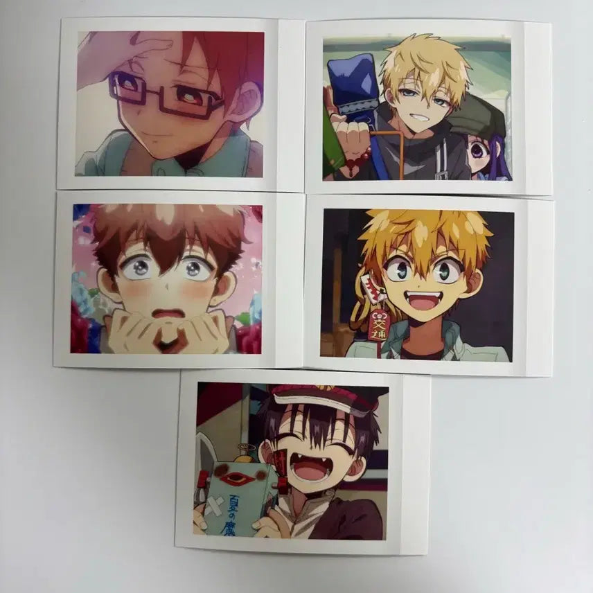 [BUNJANG] Toilet-Bound Hanako-kun Paper Cards Set / 지박소년 하나코군 파샤 5장 일괄판매