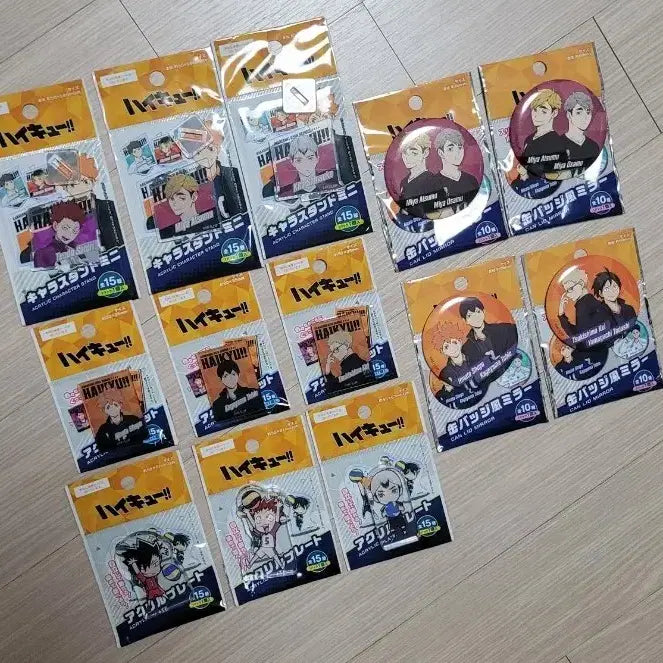 [BUNJANG] Haikyuu!! Daiso Collaboration Goods Set / 하이큐 다이소 콜라보 굿즈 손거울 아크릴 블럭 자석 일괄