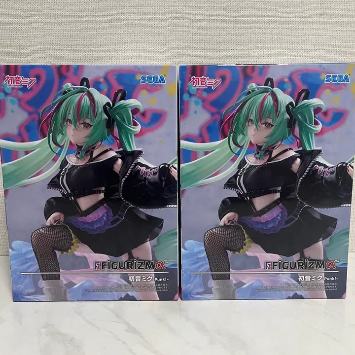 [BUNJANG] Sega Figure-rise Hatsune Miku Punk Figure (Sealed) / [미개봉] 세가 피규어리즘 알파 하츠네 미쿠 펑크 피규어