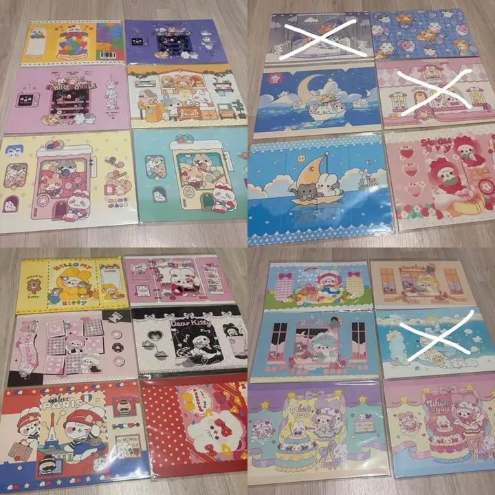 [BUNJANG] Wrapping Paper Sheets (Sold in Sets of 5) / [낱장] 랩핑지 소분 판매 (9)