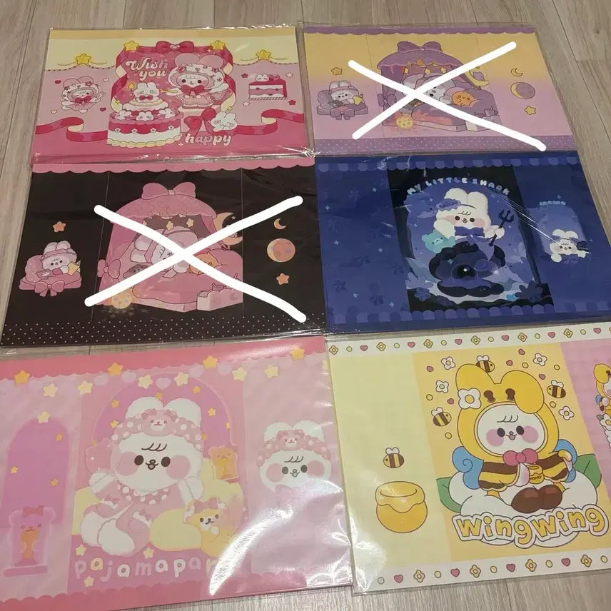 [BUNJANG] Wrapping Paper Sheets (Sold in Sets of 5) / [낱장] 랩핑지 소분 판매 (9)