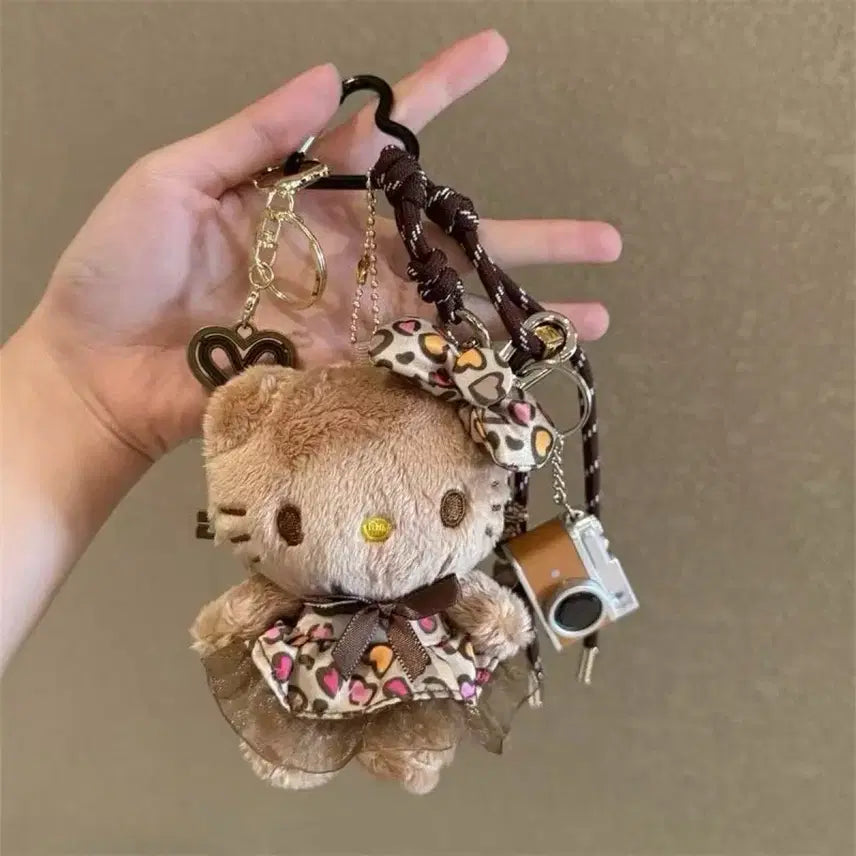 [BUNJANG] Gyaru Nyan Tanning Hello Kitty Doll Keyring / 갸루냥 태닝키티 인형 키링