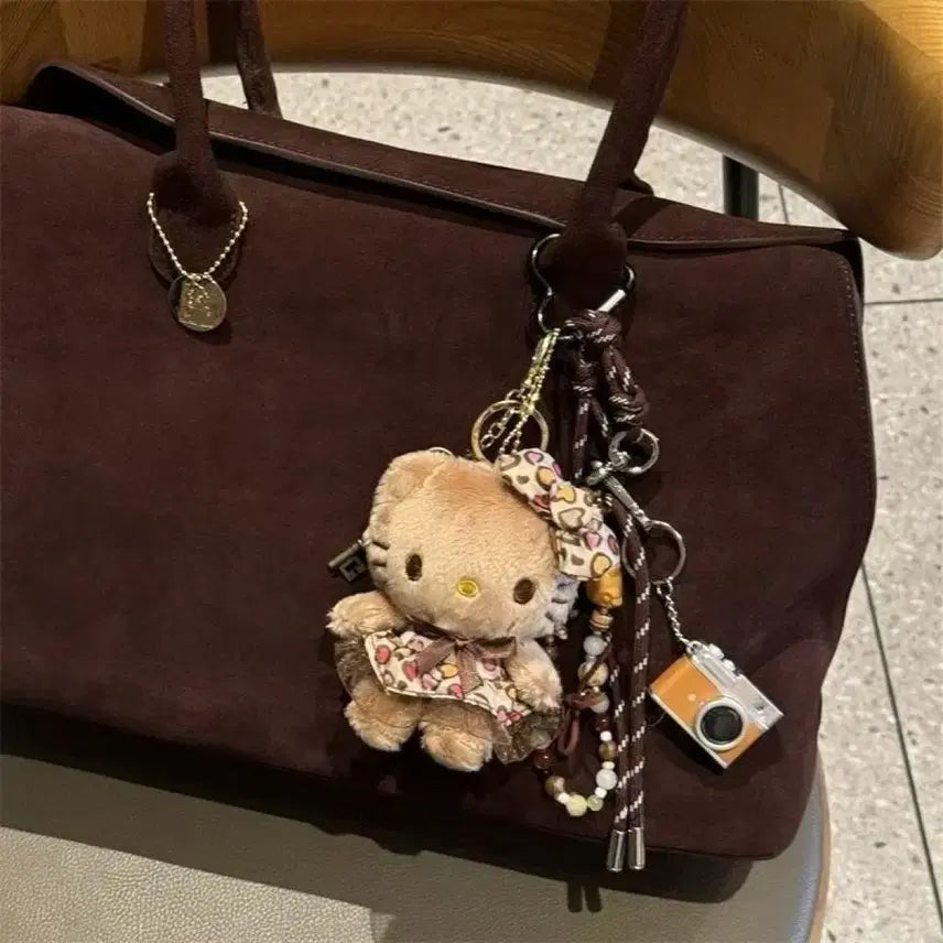 [BUNJANG] Gyaru Nyan Tanning Hello Kitty Doll Keyring / 갸루냥 태닝키티 인형 키링