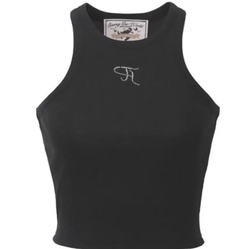 [SOLD OUT] 쓰리타임즈 쥬얼나시티 숏버전 탱크탑 M 사이즈