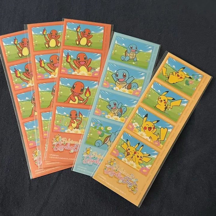 [BUNJANG] Olive Young Pokémon Four-Cut Sticker Bundle / 올리브영 포켓몬 빼바 네컷스티커 일괄