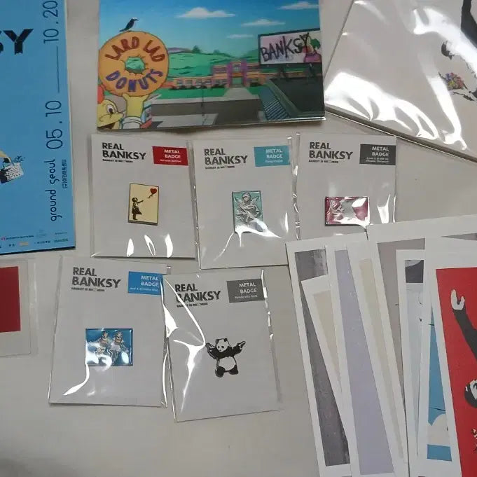 [BUNJANG] Real Banksy Exhibition Merchandise Bundle / (새상품) 리얼 뱅크시 전시회 굿즈 일괄
