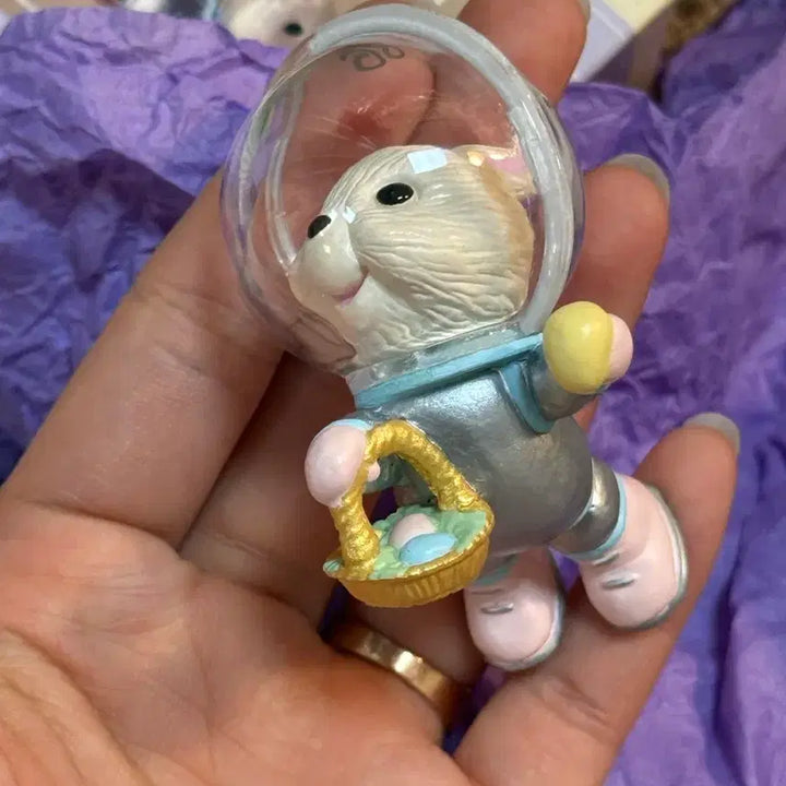 [BUNJANG] Vintage Hallmark Astronaut Bunny Ornament / 빈티지) 홀마크 우주복토끼 오너먼트