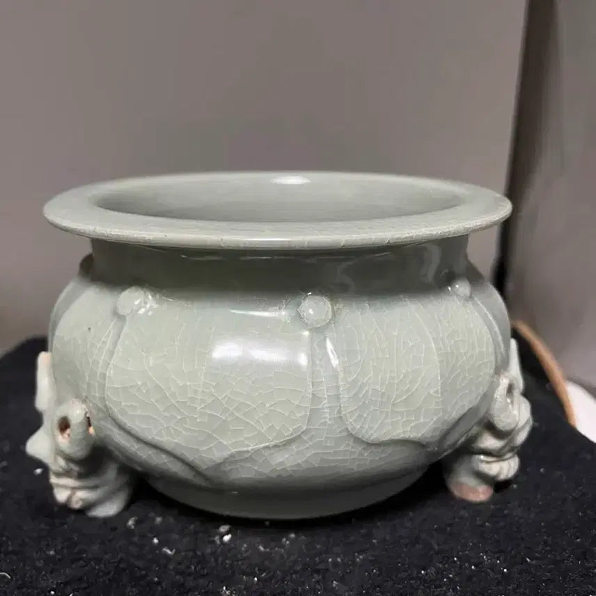 [BUNJANG] Authentic Yuan Dynasty Longquan Celadon Vase / 진품 원나라시대 용천요 도자기(운송시간13일)