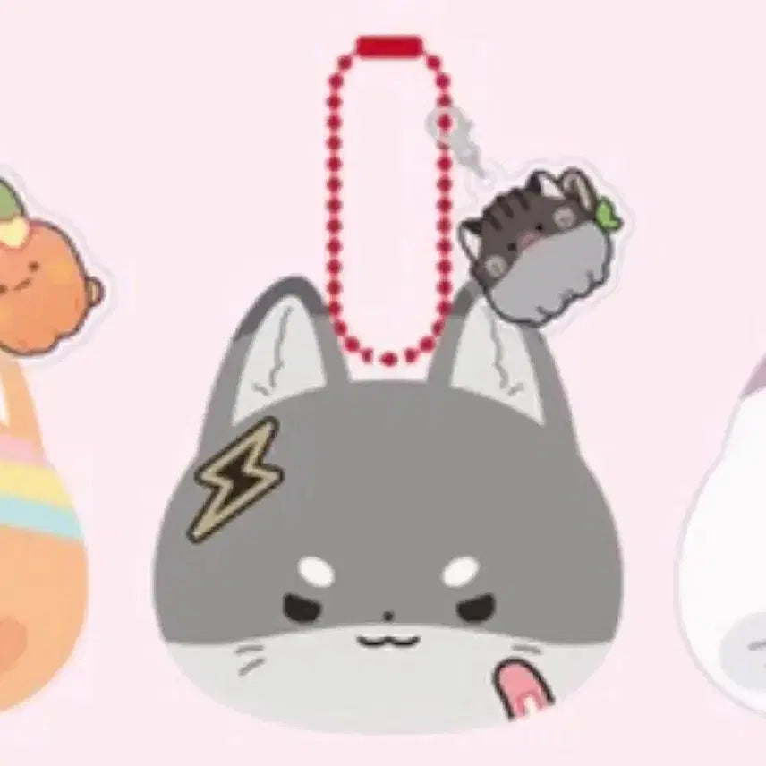 [BUNJANG] ScoSizm Koyo Ziptok Doll Cushion Keyring Bundle Set / (일괄) 스코시즘 코요 짚톡 인형 쿠션 키링