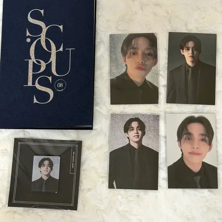 [BUNJANG] SEVENTEEN S.COUPS Birthday Photobook 4 Types Photocard Set / 세븐틴 에스쿱스 생일 포토북 4종 포토카드 풀세트