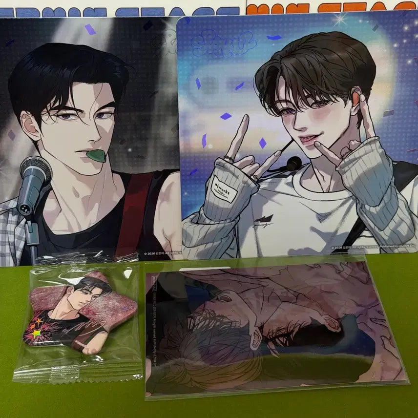 [BUNJANG] Sparkles Limited Run 5th Gen Photo Badge and Postcard Set / 스파클즈 리미티드런 5특 인화 사진 뱃지 1종, 엽서 2종