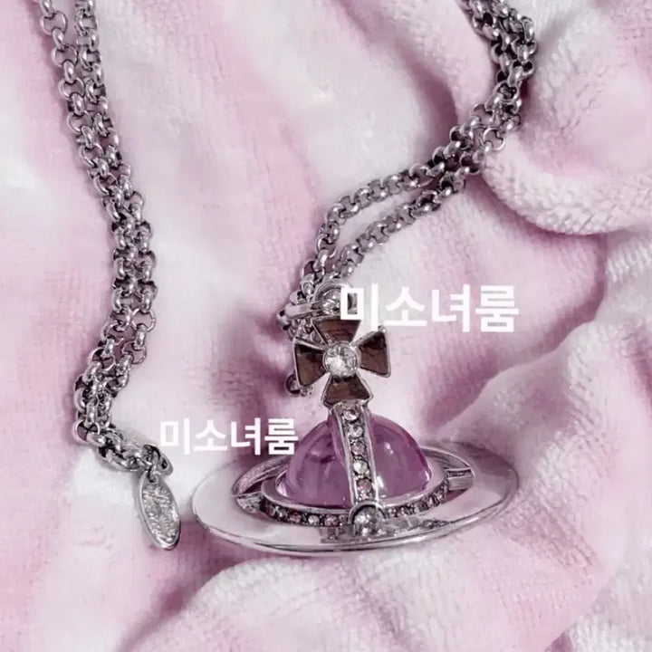 [SOLD OUT] 비비안웨스트우드 목걸이 핑크 orb 히메갸루 미소녀 템 쥬얼리 비비안