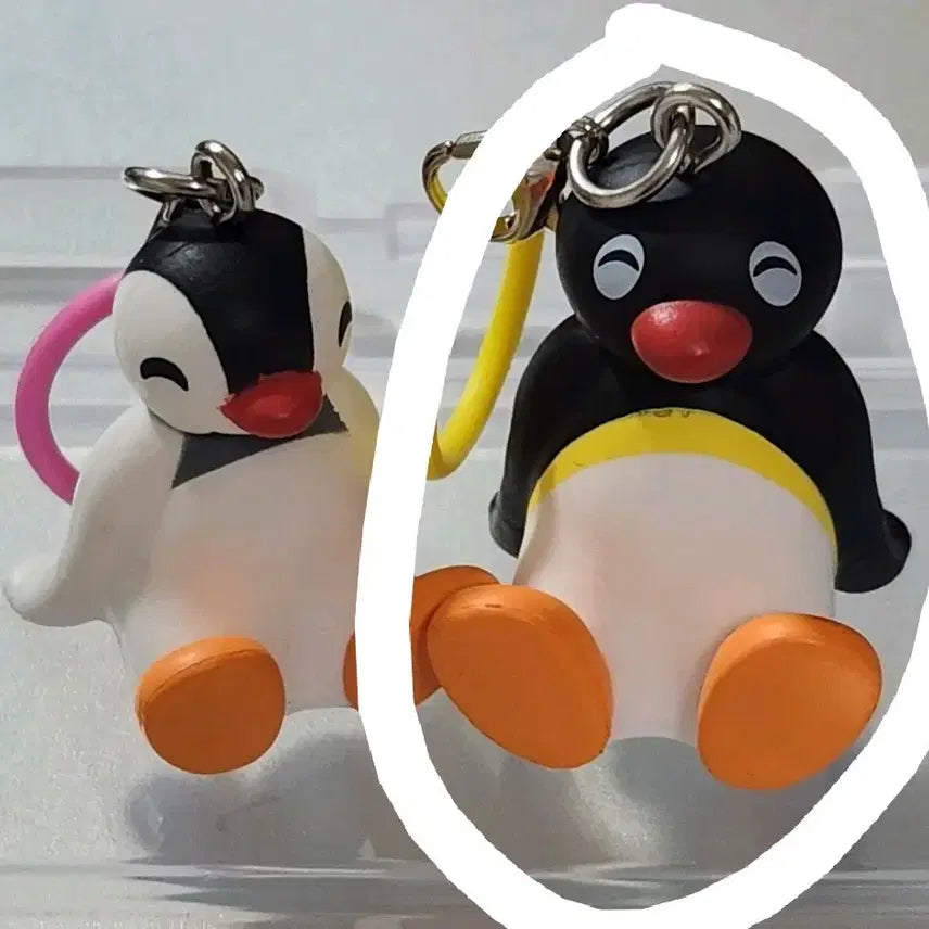 [BUNJANG] Pingu Sitting Majiushi Keyring / 핑구 앉은 메지루시 키링