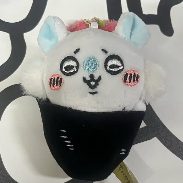 [BUNJANG] Chiikawa Momonga Sushi Mascot Plush Keychain / 치이카와 모몽가 스시 초밥 마스코트 인형 키링
