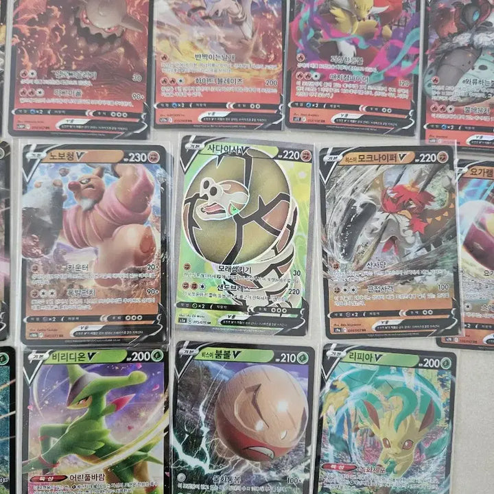 [BUNJANG] Pokemon V &amp; RR Grade Cards Bundle Set / 다수 포켓몬 V카드 일괄 (SR, RR등급)