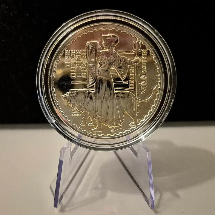[BUNJANG] Britannia 2001 Limited Edition Silver Coin / 희귀) 2001년만 제작한 한정도안  브리타니아  은화