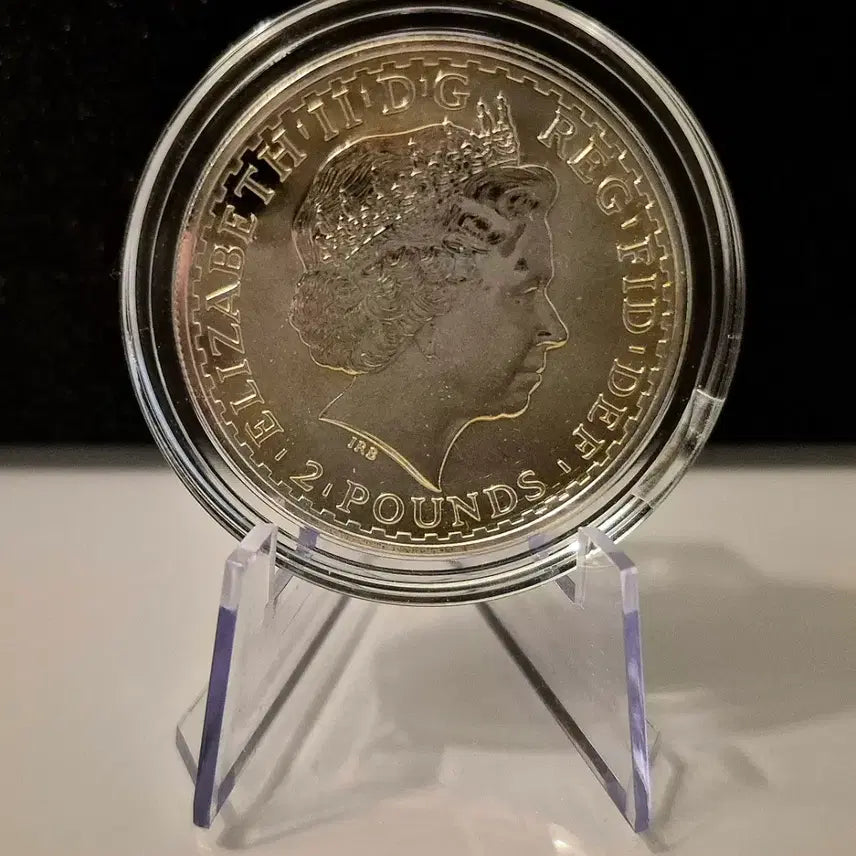 [BUNJANG] Britannia 2001 Limited Edition Silver Coin / 희귀) 2001년만 제작한 한정도안  브리타니아  은화