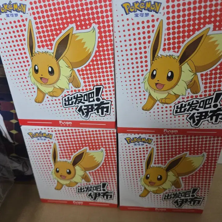[BUNJANG] Funism Pokemon Eevee Evolution Figure Series Bundle Set (4 Figures) / [미개봉/현물/일괄] 퍼니즘 포켓몬스터 이브이 피규어 시리즈(4개)