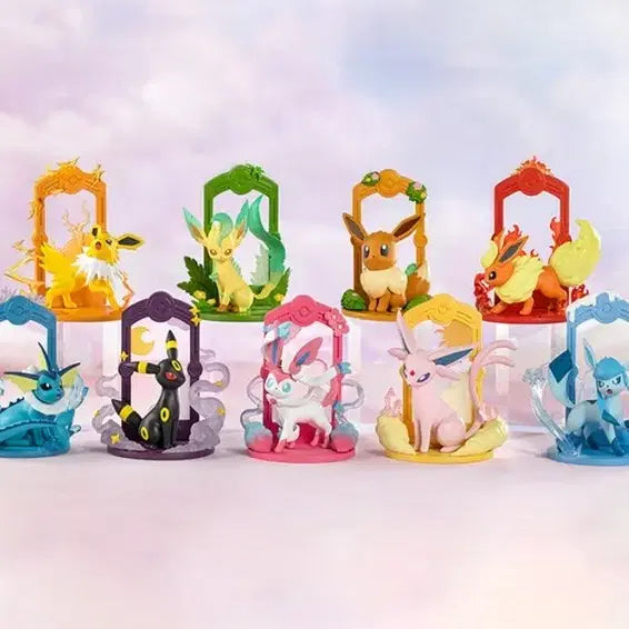 [BUNJANG] Funism Pokemon Eevee Evolution Figure Series Bundle Set (4 Figures) / [미개봉/현물/일괄] 퍼니즘 포켓몬스터 이브이 피규어 시리즈(4개)