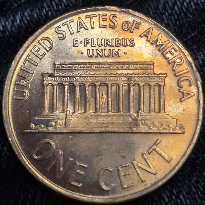 [BUNJANG] 1968 Lincoln Cent S Mint Error Coin / 1968년 링컨 센트 S. (완전 미사용)주화.  라인 짜집기 에러