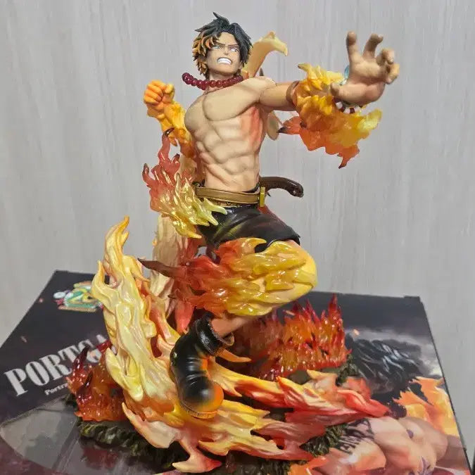 [BUNJANG] One Piece Portgas D. Ace Maximum Figure (Unsealed) / 개봉양품 맥시멈 에이스 원피스 포트거스 D 에이스 피규어