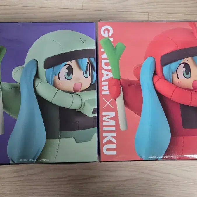 [BUNJANG] Hatsune Miku x Gundam 45th Anniversary Sealed Bundle Figure (Char&